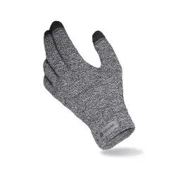 Ciepłe męskie rękawiczki zimowe pamami jasno szara mulina