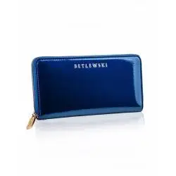 Stylowy damski portfel skórzany zbpd-bs-5297 niebieski