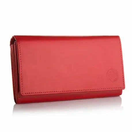 Elegancki portfel damski bpd-dz-10 czerwony