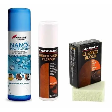 Zestaw do czyszczenia butów + nano protector tarrago