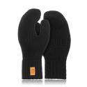 Damskie rękawiczki zimowe z jednym palcem brodrene r02 czarne