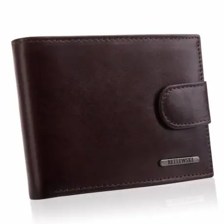 Elegancki portfel męski bpm-vtc-60 brązowy