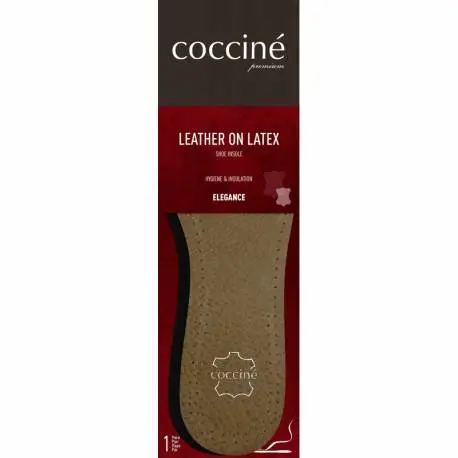 Wkładki skórzane do obuwia leather on latex coccine
