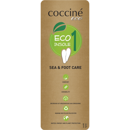 Ekologiczne wkładki do butów sea&foot coccine
