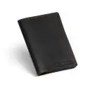 Czarny skórzany portfel slim wallet brødrene sw01