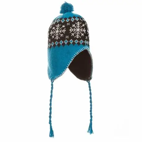 Zimowa czapka uszatka niebieska aspen chiemsee