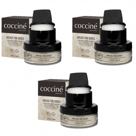 3x Coccine Grease for Shoes 50 ml Bezbarwny 01