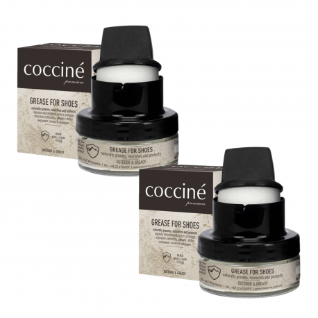 2x Coccine Grease For Shoes 50 ml Czarny 50 ml