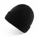 Zimowa czapka męska czapka typu beanie czarna od Paolo Peruzzi BR-03-BL