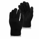 Rękawiczki zimowe męskie czarne akryl Paolo Peruzzi