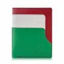 Portfel męski skórzany kolory flagi Włoch Paolo Peruzzi