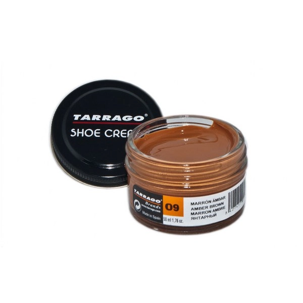 TARRAGO Shoe Cream 50ml Bursztynowy - Krem do skór gładkich