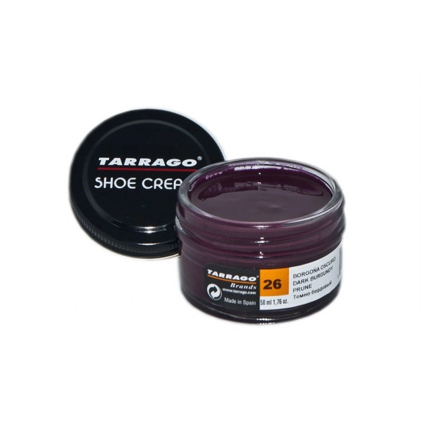 TARRAGO Shoe Cream 50ml Ciemny Bordowy - Krem do skór gładkich