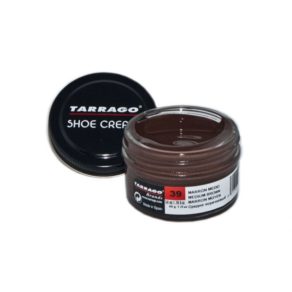 TARRAGO Shoe Cream 50ml Średni Brąz - Krem do skór gładkich