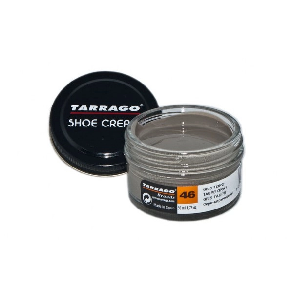 TARRAGO Shoe Cream 50ml Taupe Gray - Krem do skór gładkich