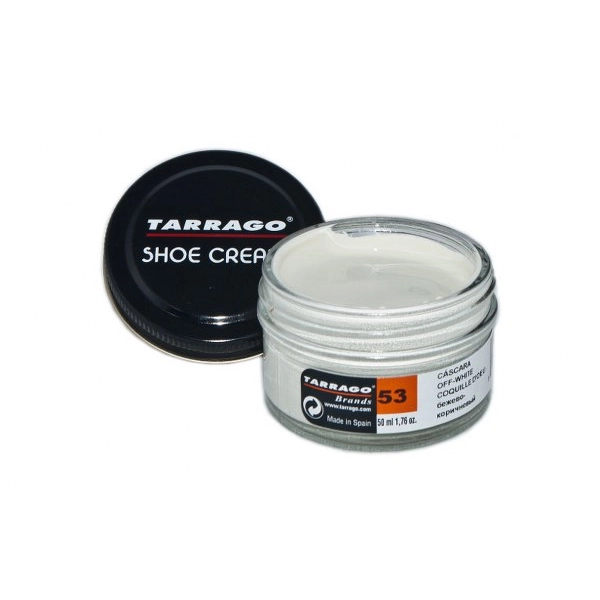 TARRAGO Shoe Cream 50ml Złamana Biel - Krem do skór gładkich