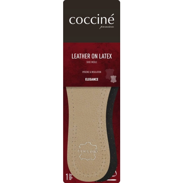 Coccine Skórzane Wkładki Leather on Latex 39-40