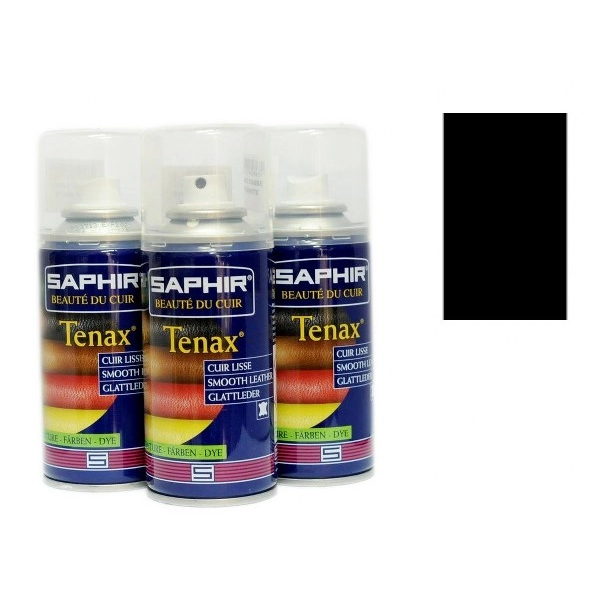 Saphir BDC Tenax Spray Czarny 150 ml - Farba do Skór Gładkich