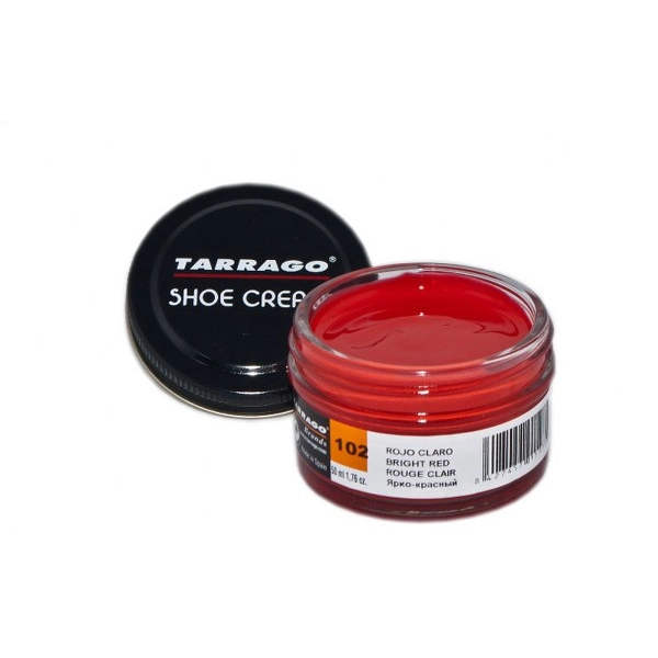 TARRAGO Shoe Cream 50ml Jasna Czerwień - Krem do skór gładkich