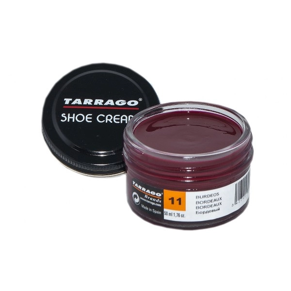 TARRAGO Shoe Cream 50ml Bordowy - Krem do skór gładkich