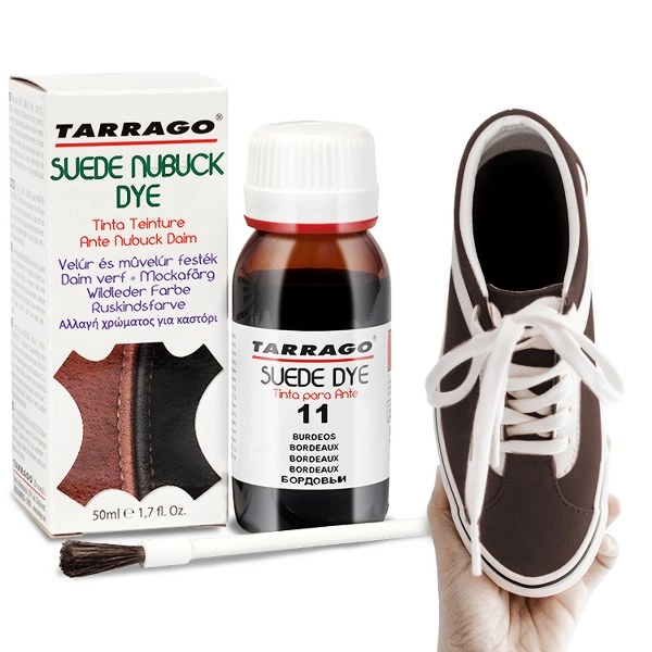 Tarrago Suede Dye 50ml Ciemny Brąz - Farba do zamszu i nubuku