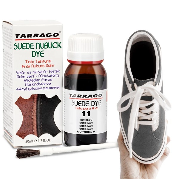 Tarrago Suede Dye 50ml Ciemy Szary - Farba do zamszu i nubuku