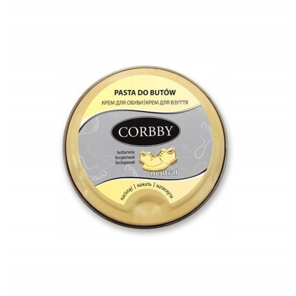 Czarna Pasta do Butów Skórzanych Corbby Shoe Polish