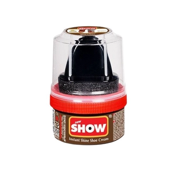 SHOW Krem do Butów Skórzanych 2w1 50 ml - Brązowy