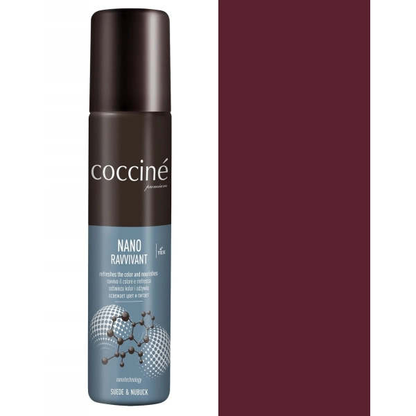 Coccine Ravvivant Spray do Renowacji Obuwia 75 ml Bordowy